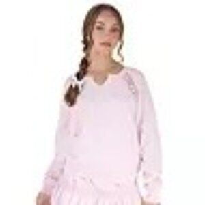 Treasures by Shabby Chic Women's Fleece Sweatshirt Md NWT